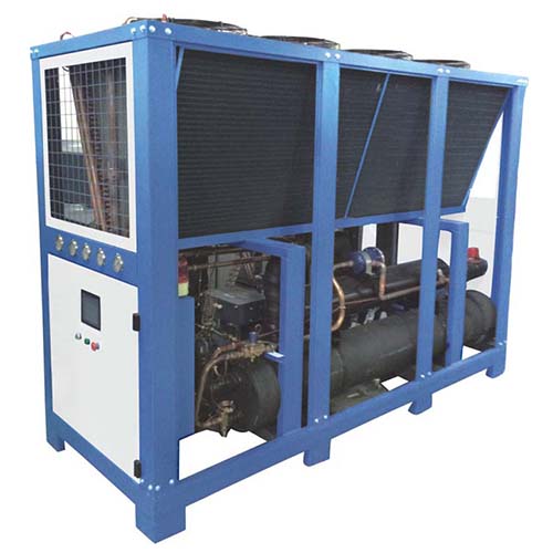 Air-cooled screw chillers